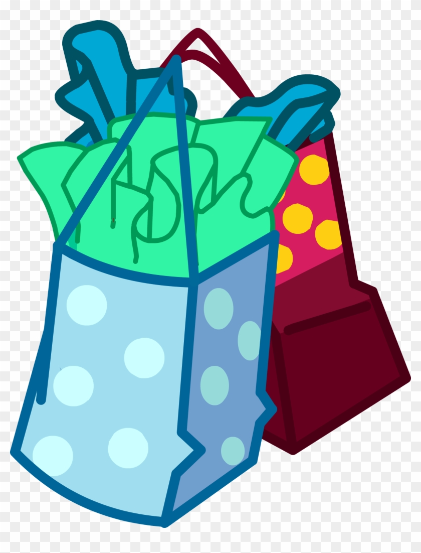 Cleaning Rooms - Club Penguin Shopping Bags #445754