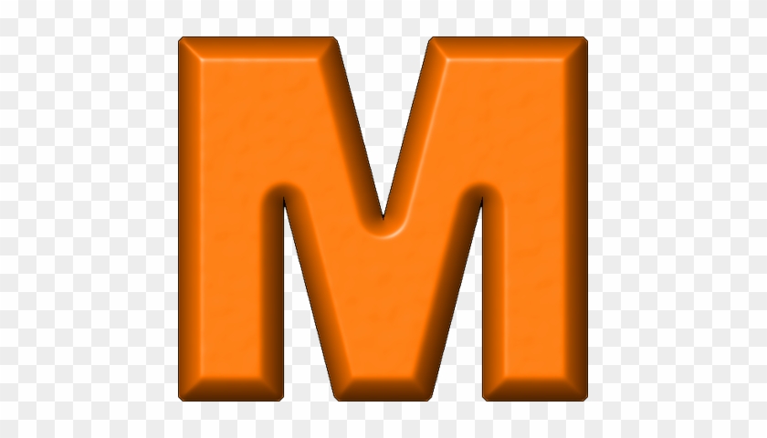 Orange Letter M Png #445786