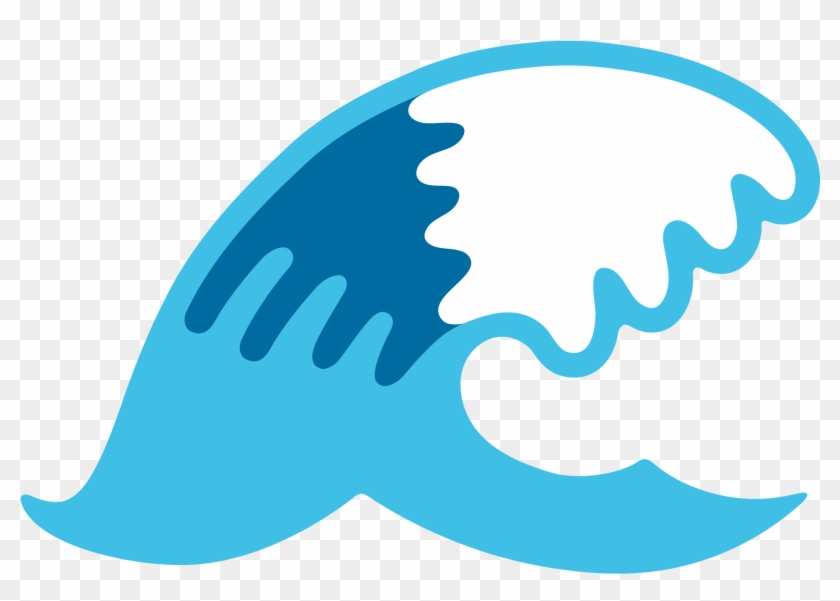 Wave Clipart Emoji - Android Wave Emoji #445822