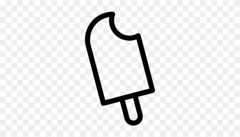 Bitten Ice Cream Vector - Food Bite Png #445911