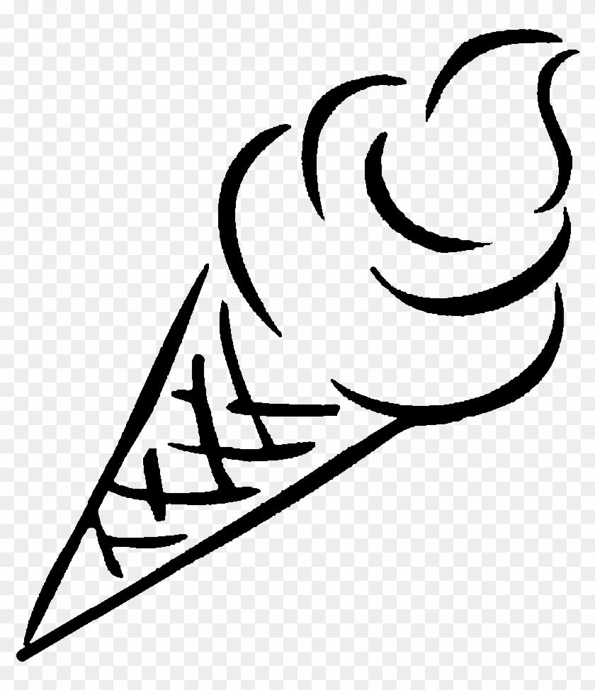 Ice Cream - Line Art #445976