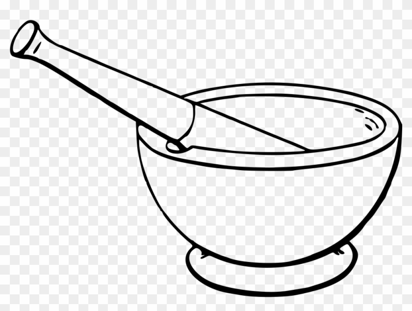 Mortar And Pestle - Mortar And Pestle Drawing #446146