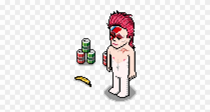 Ziggy Stardust By Indesition - Ziggy Stardust Pixel Art #446238