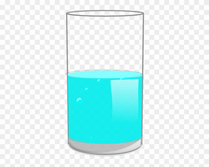 Half Full Half Empty Clip Art At Clker - Half Full Glass Clipart #446506