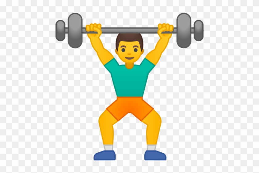 Google - Emoji Levantando Peso #446816