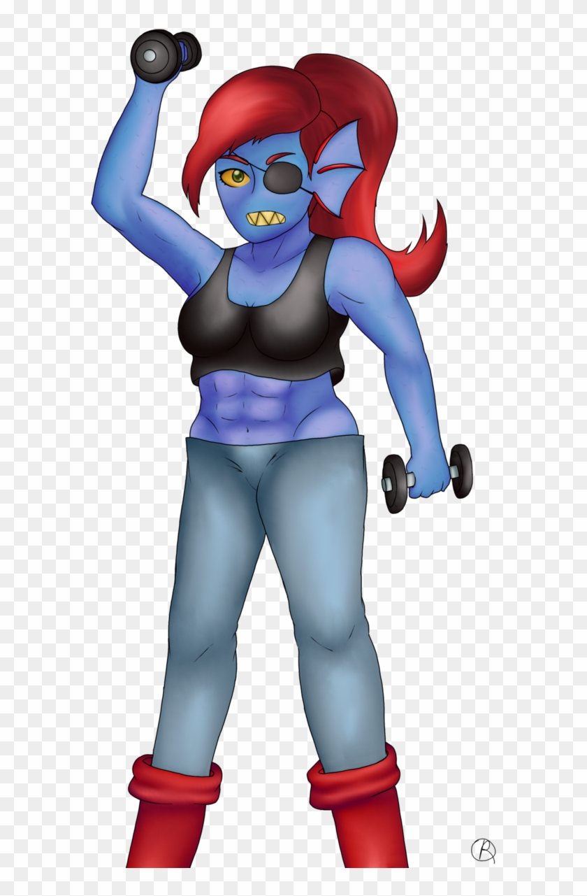 Undyne Weight Lifting By Americafangirl - Olympic Weightlifting #446860