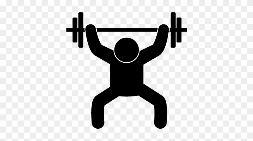 View All Images-1 - Stick Man Weight Lifting #446887