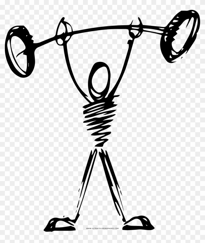 Weightlifter Coloring Page - Olympic Weightlifting #446888
