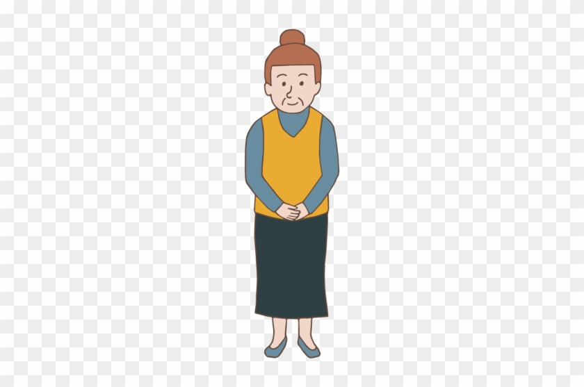 Middle-aged Woman (illustration, Clip Art) - Illustration #446963