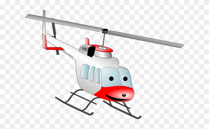 Free Drawing, Police, Cartoon, Transportation, Fly, - Animated Picture Of A Helicopter #447012