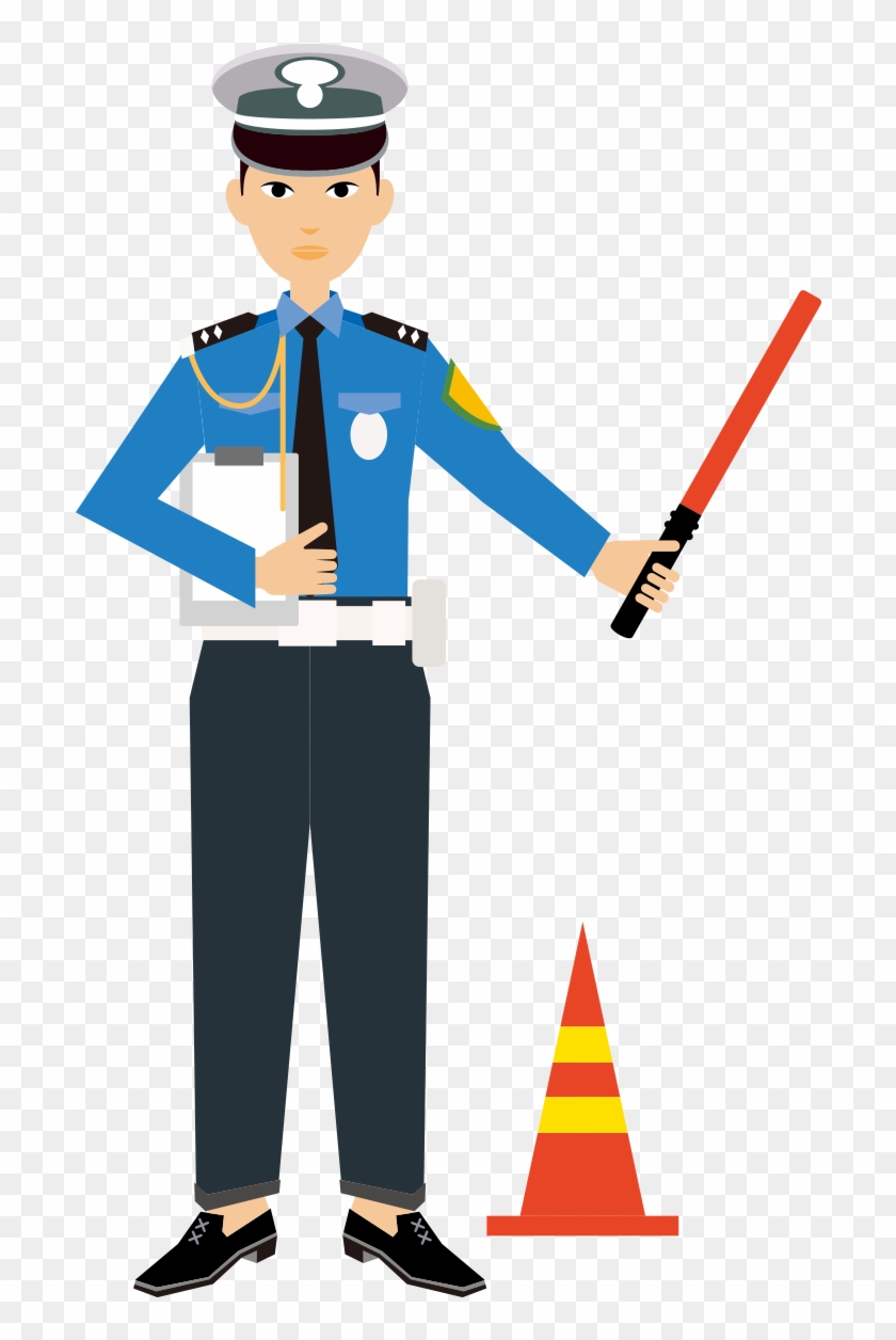 Traffic Police Police Officer - Traffic Police Vector Png #447019