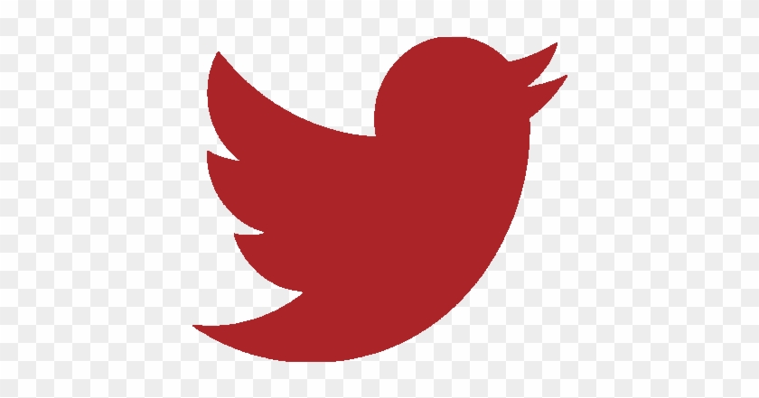 Twitter Icon Vector Red #447086