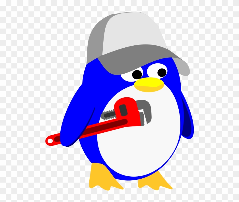 Clipart - Plumber Penguin - Plumber #447090