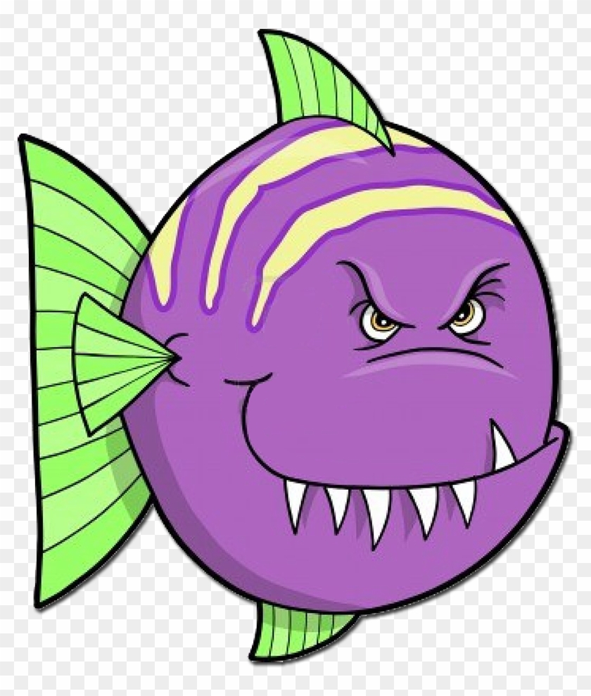 Fish, Drawing - Big Bad Fish Cartoon #447141