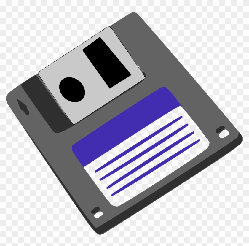 Illustration Of A Floppy Disk - Floppy Disk Clip Art #447197