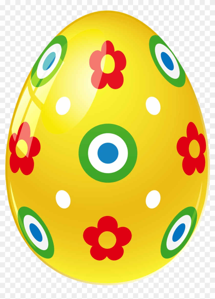 Yellow Clipart Easter Egg - Yellow Easter Egg Png #447232