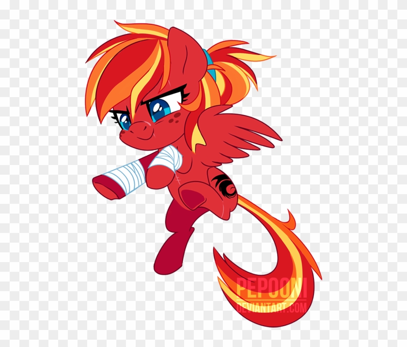 Fire Strike By Pepooni - Fire Strike Pony Oc #447237