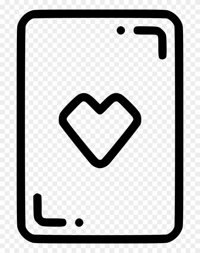 Casino Playing Card Heart Gamble Luck Comments - Icon #447273