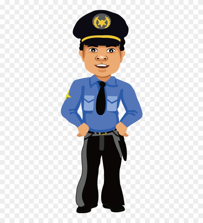 Cartoon Police Officer - Police Cartoon Transparent #447282