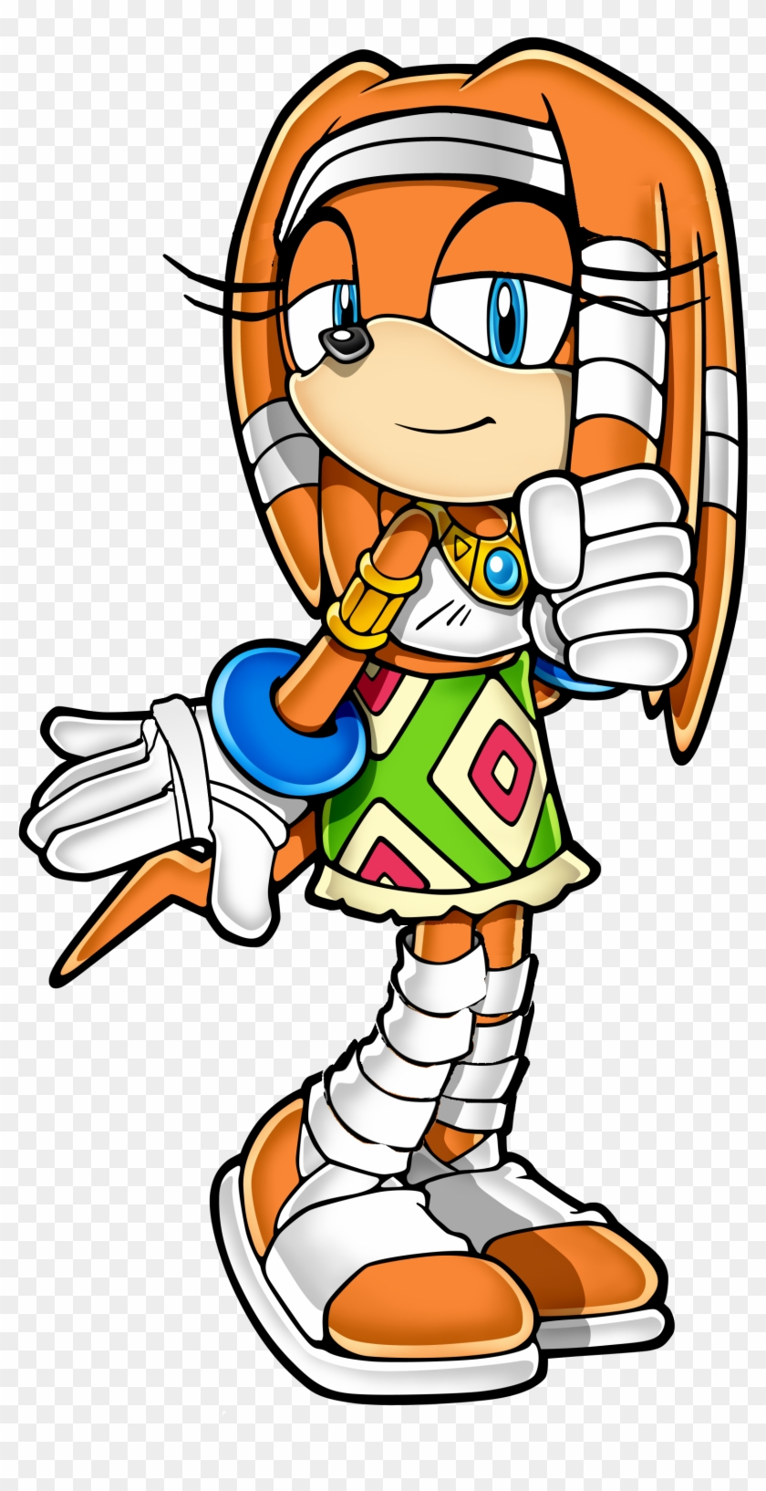 Tikal Was Wearing Bandages Before It Was Cool - Sonic Tikal #447346