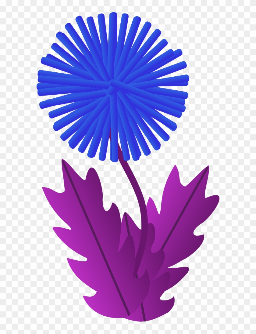 Vector Clip Art - Dandelion Clip Art #447412