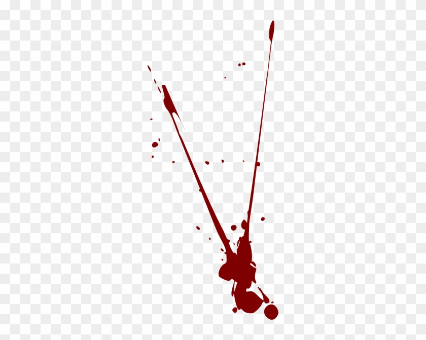 Blood Splatter3 Clip Art - Black Paint Splatter #447424