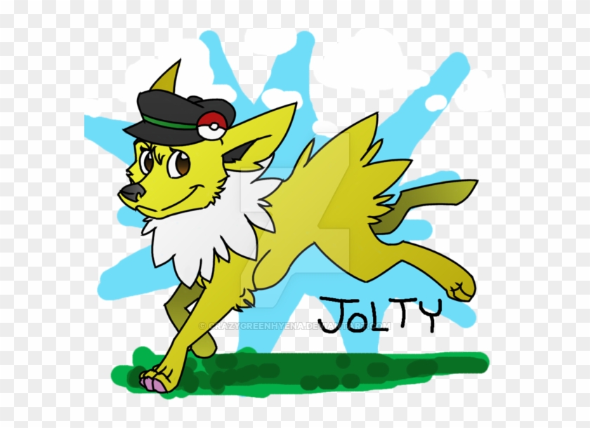 Jolty The Wild One-colored By Crazygreenhyena - Cartoon #447439