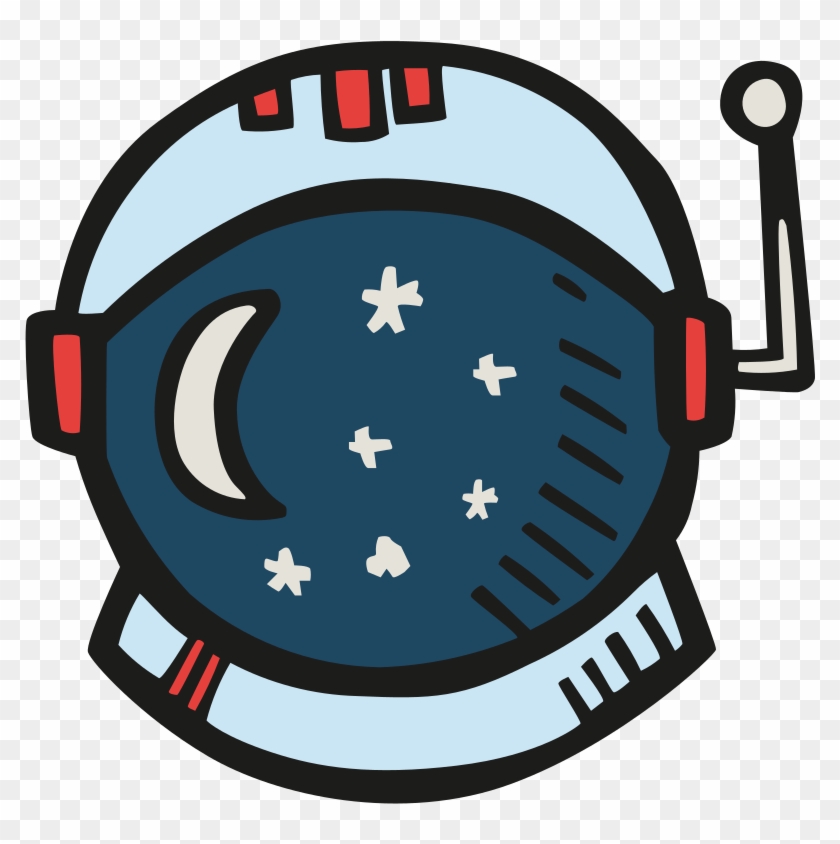 Astronaut Helmet Icon - Astronaut Helmet Clipart #447550