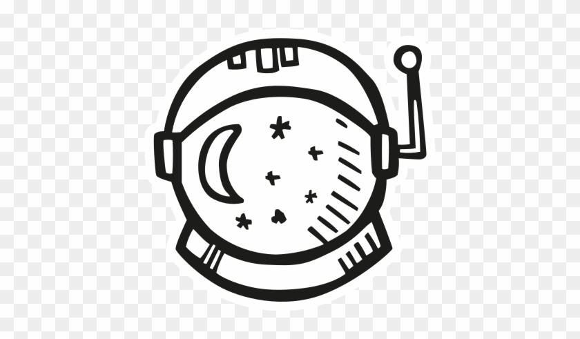Astronaut, Helmet Icon - Astronaut Helmet Clipart #447573