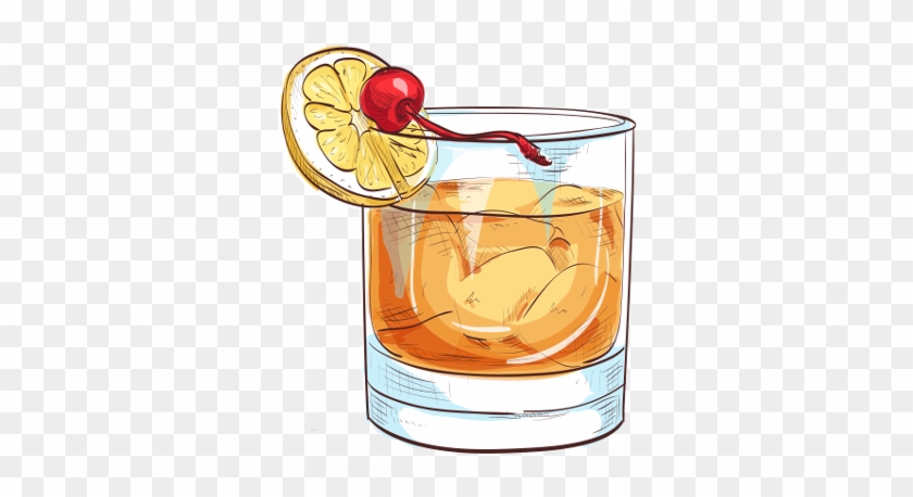 Przepis Na Drink Whisky Sour - Old Fashioned Drink Sketch #447576
