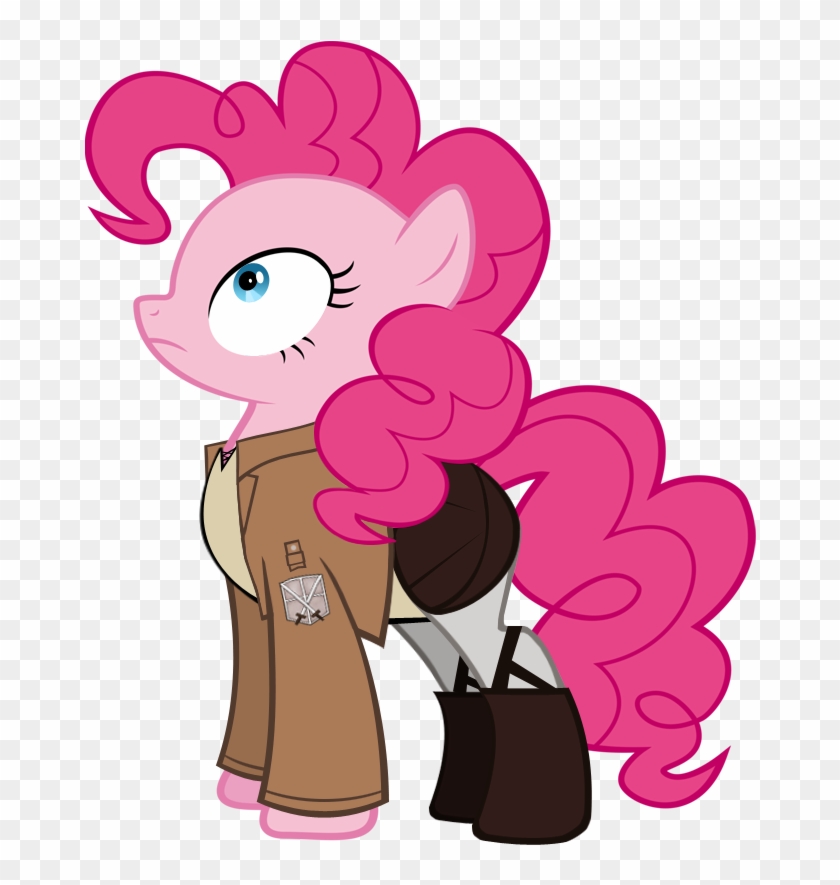 Flare-chaser, Attack On Titan, Clothes, Jacket, Pinkie - Attack On Titan My Little Pony #447577