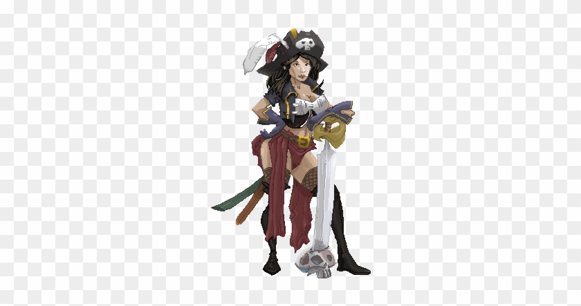 Woman-pirate - Figurine #447630