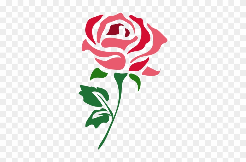 Beautiful Red Rose Icon Transparent Png - Rosa Vermelha Desenho Png #447876