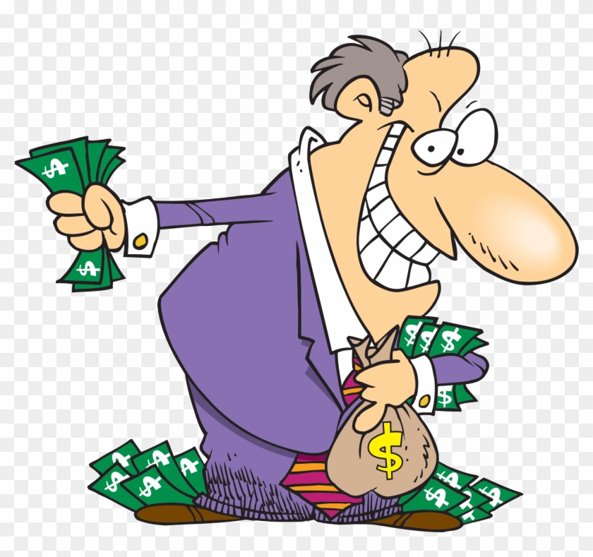 Rich Man Cartoon Png #447973