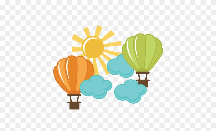 Hot Air Balloons Svg Cut Files For Scrapbooking Cardmaking - Hot Air Balloon Scrapbook #448127