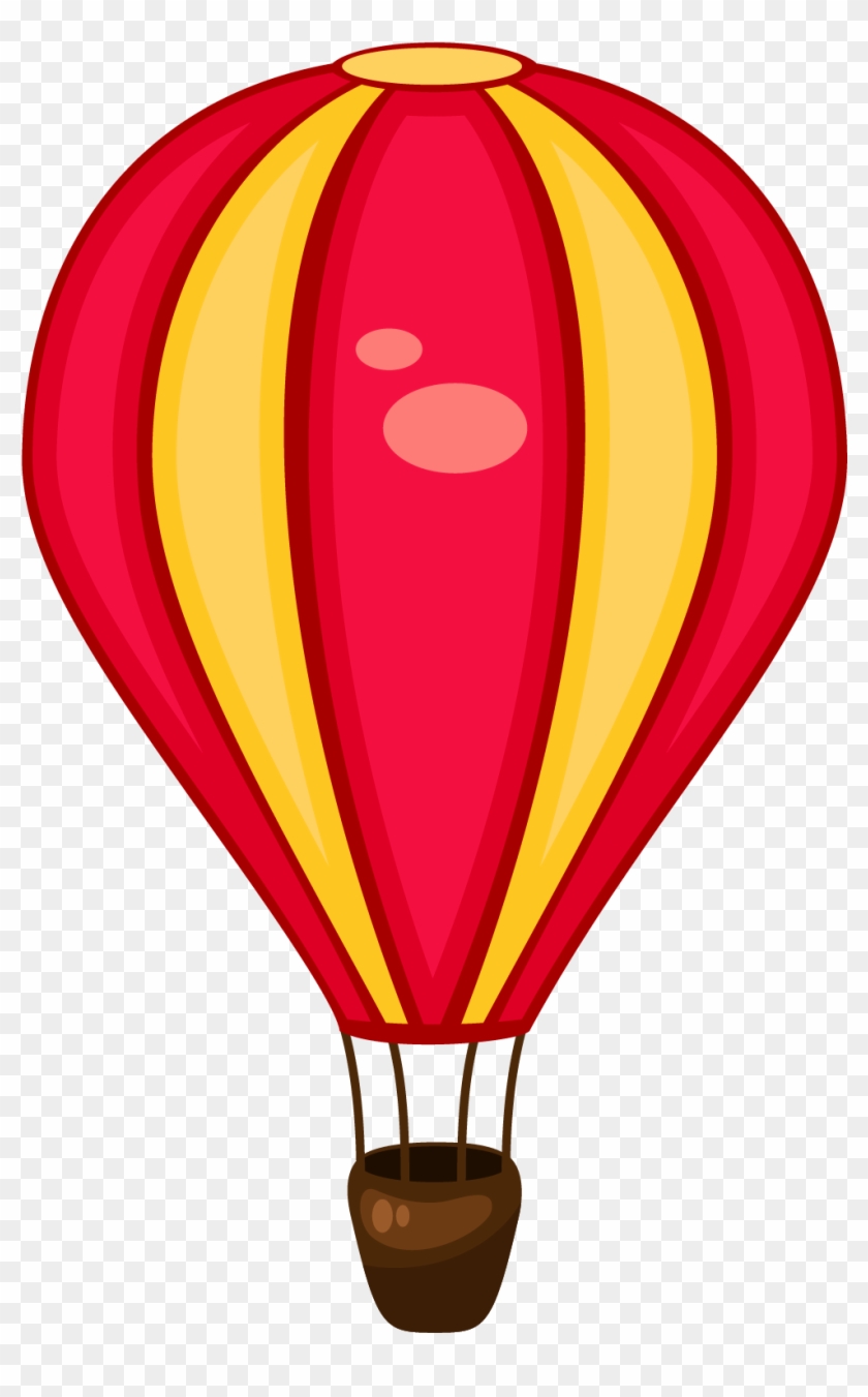 Hot Air Balloon Cartoon Illustration - Transportation Cartoon #448191