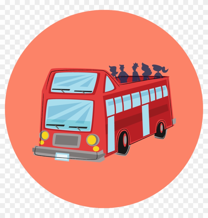 Sightseeing Bus - Tour Bus Clip Art #448221