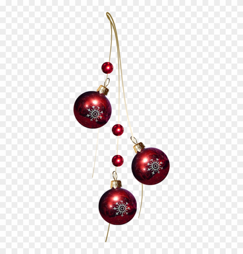 Boules De Noël Rouge - Christmas Ornament #448322
