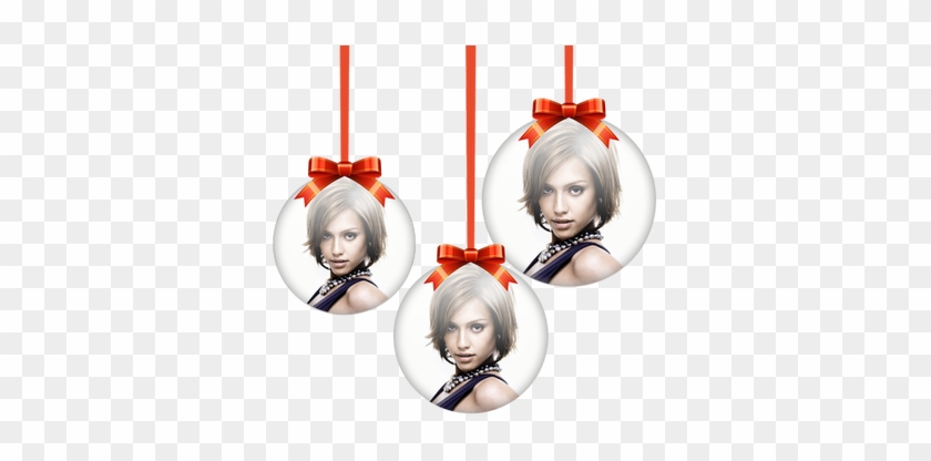 3 Christmas Balls With Blurred Background - Women Synthetic Wigs Brown Mixed Blonde Capless Short #448330