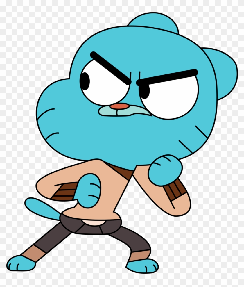 Gumball Watterson - Gumball Fighting Png #448350