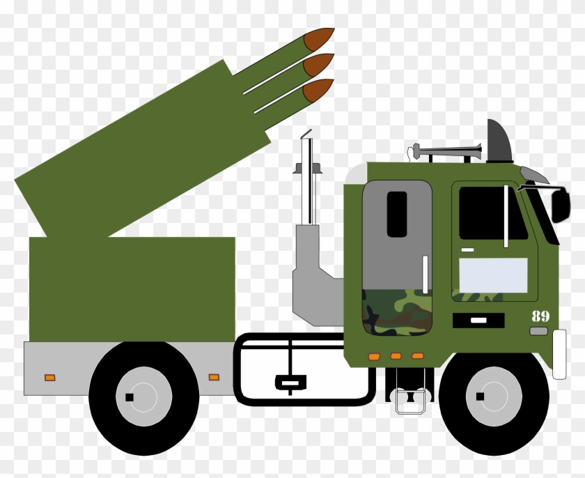Soldier Clipart Truck - Missile Truck Png #448473