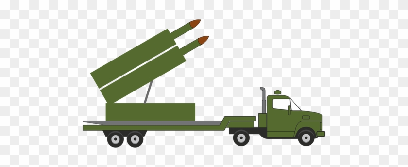 Missile Truck Vector Graphics With Rocket Artillery - Missile Truck Png #448488