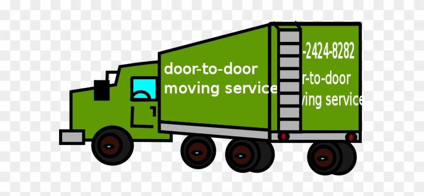 Free Closed Moving Truck - Moving Van Moving Away Clipart Transparent #448548