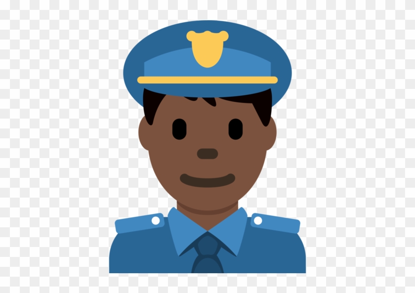 Twitter - Black Police Officer Emoji #448553
