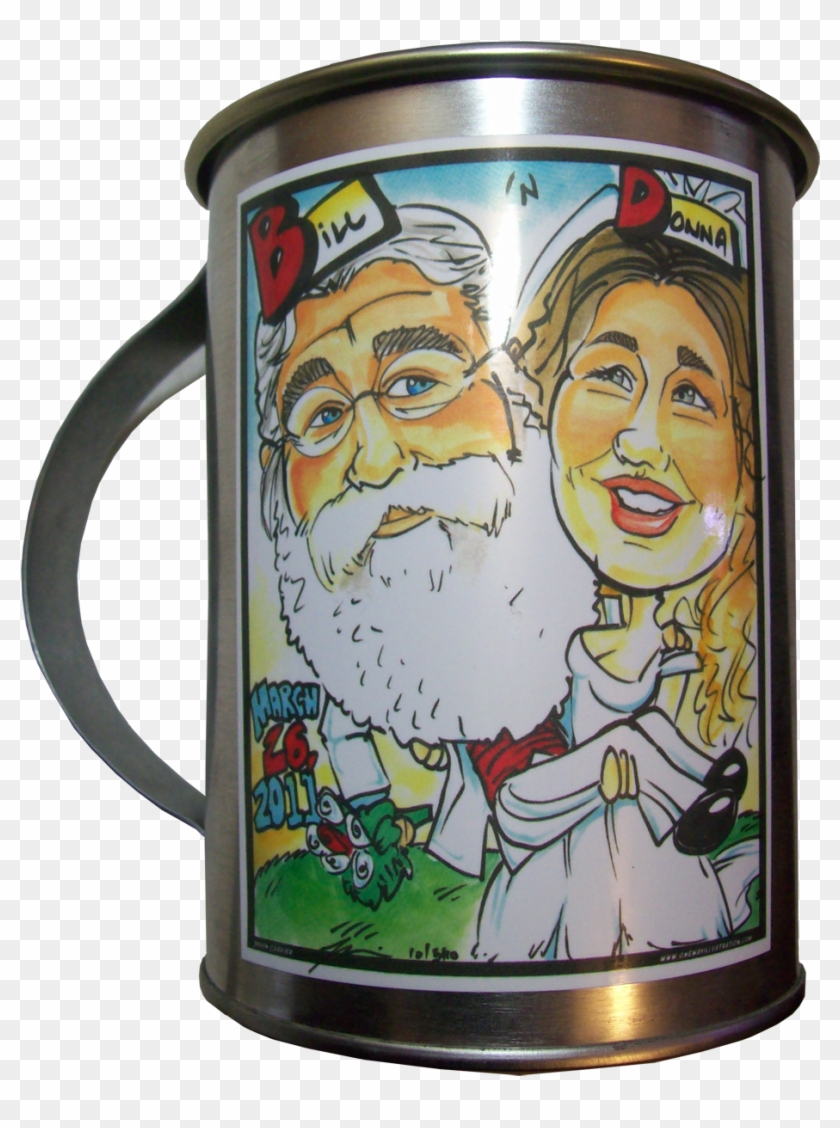 Image Of Bayou Billy & Mama Donna's Wedding Tin Mug - The Adventures Of Bayou Billy #448585