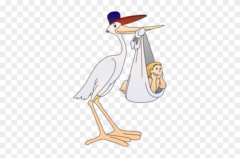Stork - Storch, Der Ein Baby Liefert Karte #448742