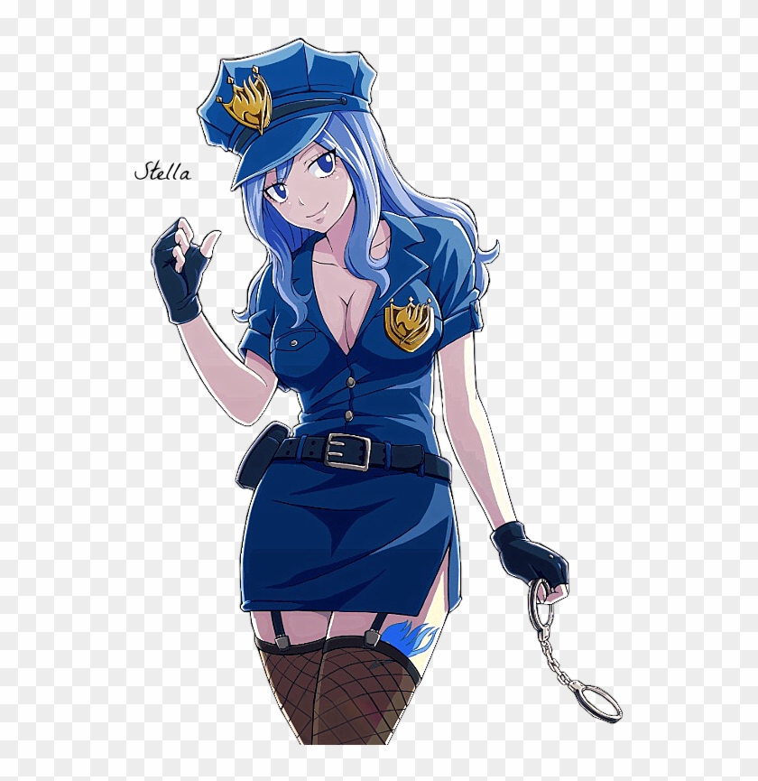 Juvia Police Render By Stella1994x - Fairy Tail Juvia Cop #448757