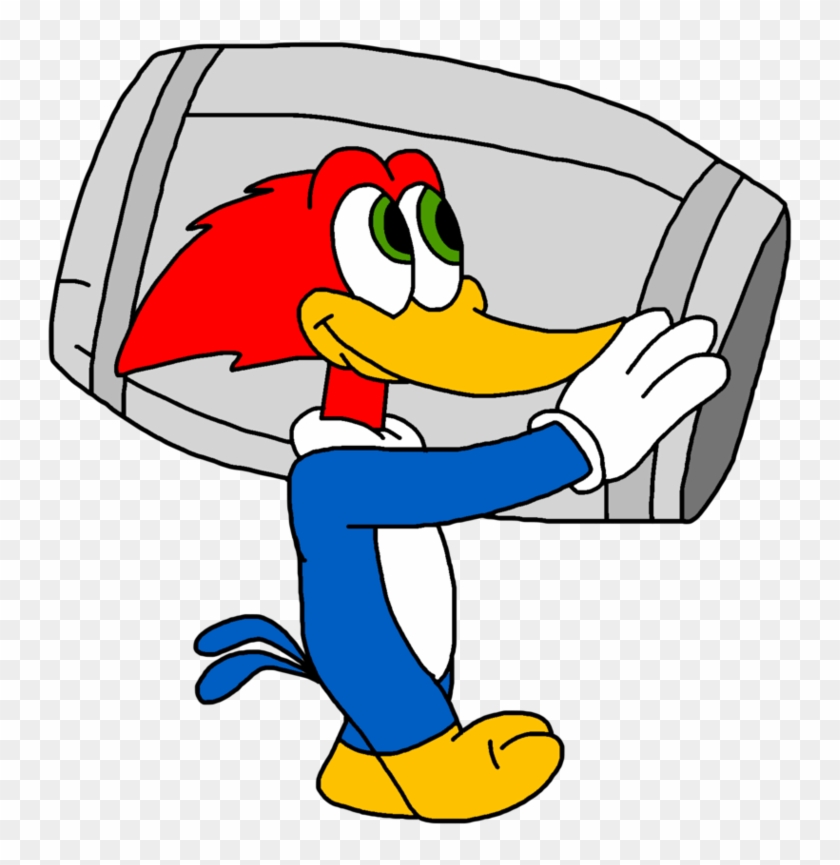 Woody Woodpecker Carrying Barrel By Marcospower1996 - Woody Woodpecker Deviantart #448771