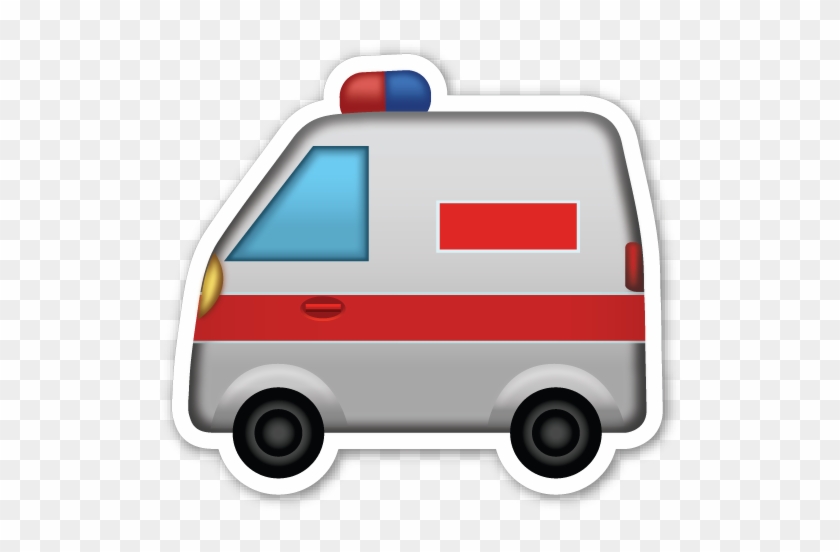 Ambulance - Ambulance Emoji Transparent #448825