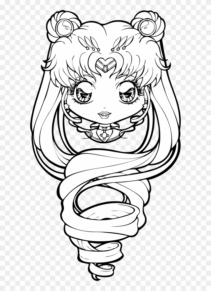 Sailor Moon Lineart By Chibivi Linearts On Deviantart - Sailor Moon Line #448851